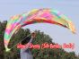 Velo poi de seda para danza del vientre Primavera 1.8m*0.9m