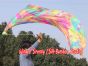 Velo poi de seda para danza del vientre Primavera 1.8m*0.9m