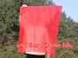 1 Stück 81 cm x 64 cm drehbarer Flaggen-Poi, rot