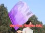 1pc 81cm (32") spinning silk flag poi for Worship & Praise, purple fading