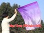 1pc 81cm (32") spinning silk flag poi for Worship & Praise, purple fading