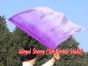 1pc 81cm (32") spinning silk flag poi for Worship & Praise, purple fading