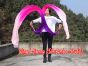 1 pair 2.4m (94") Prosperity belly dance silk fan veils