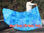 Seda Poi bandera de adoración 174cm x 88cm, Luna Azul