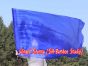 Seda Poi bandera de adoración 174cm x 88cm, azul