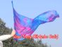 Seda Poi bandera de adoración 129 cm * 88 cm, Sueño Sirena