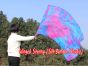 Seda Poi bandera de adoración 129 cm * 88 cm, Sueño Sirena