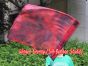1pc 81cm (32") spinning silk flag poi for Worship & Praise, Lava