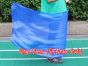Seda Poi bandera de adoración 81 cm x 64 cm, azul