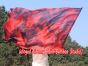 Seda Poi bandera de adoración 174cm x 88cm, Lava