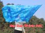 Seda Poi bandera de adoración 174cm x 88cm, Luna Azul