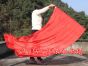 Seda Poi bandera de adoración 174cm x 88cm, rojo
