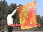 Seda Poi bandera de adoración 129 cm * 88 cm, Llama