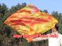 Seda Poi bandera de adoración 129 cm * 88 cm, Llama
