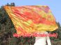 Seda Poi bandera de adoración 129 cm * 88 cm, Llama