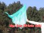 1 Stück 129 cm x 88 cm drehbarer Flaggen-Poi, farbverlauf pfau grüne