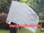 1 Stück 129 cm x 88 cm drehbarer Flaggen-Poi, silber