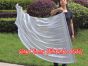 1 Stück 129 cm x 88 cm drehbarer Flaggen-Poi, silber