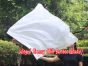 1 Stück 129 cm x 88 cm drehbarer Flaggen-Poi, weiß