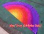 1 Piece Glamor 2.7m (3yds) circular silk veil poi