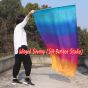 1 Stück 174 cm x 88 cm drehbarer Flaggen-Poi, Irisieren