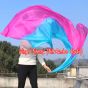 Bauchtanz seidenschleier türkis-rosa