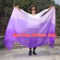 1 piece purple shading 5 Mommes belly dance silk veil 