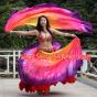1 PIECE Glamor circular 8 Mommes belly dance silk veil