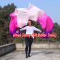 1 pair 2.4m (94") Prosperity belly dance silk fan veils