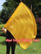 Seda Poi bandera de adoración 103 cm * 88 cm, oro