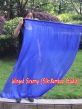 1 Stück 129 cm x 88 cm drehbarer Flaggen-Poi, blau