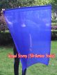 1 Stück 129 cm x 88 cm drehbarer Flaggen-Poi, blau