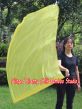 Seda Poi bandera de adoración 129 cm * 88 cm, amarillo