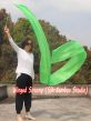 Heraldos de seda verde 4m*0.3m