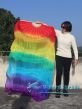 Abanico de seda extragrande Arco iris 180 x 114 cm
