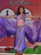 1 piece purple shading 5 Mommes belly dance silk veil 