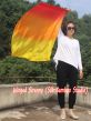 85 cm bandera de seda de adoración profética flexible para niños, Fuego