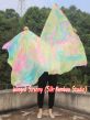 1 Piece 103 cm (40") prophetic silk worship flex flag, Moonlight Stone