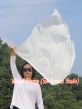 103 cm Tanzflagge Anbetungsfahne mit flexiblem Stab, weiß