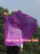 103 cm bandera de seda de adoración profética flexible, violeta