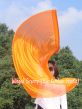 130 cm Tanzflagge Anbetungsfahne mit flexiblem Stab, orange