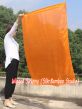 130 cm Tanzflagge Anbetungsfahne mit flexiblem Stab, orange