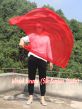 130 cm Tanzflagge Anbetungsfahne mit flexiblem Stab, rot