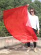 130 cm Tanzflagge Anbetungsfahne mit flexiblem Stab, rot