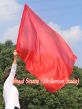 130 cm Tanzflagge Anbetungsfahne mit flexiblem Stab, rot
