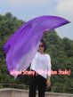 130 cm bandera de seda de adoración profética flexible, violeta degradado