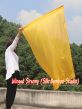 130 cm bandera de seda de adoración profética flexible, oro