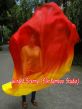 Abanico de seda extragrande Fuego 180 x 114 cm