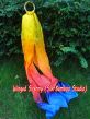 Cometa de mano para niños danza y juegan amarillo-naranja-rojo-azul