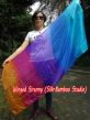 1 Piece Iridescence 1.35m (53") dance silk veil poi